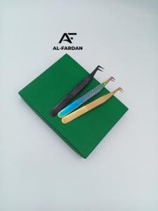 Pince à cils à 90 degrés en acier inoxydable, noir et or, multi-couleurs, de qualité supérieure, durable, top ventes - Product Image 6