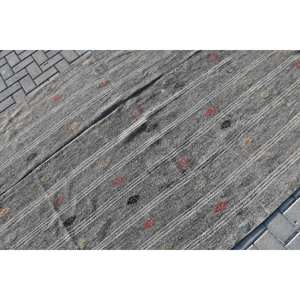 Alfombra turca Vintage gris roja moderna 5,5X8,1 pies área grande de lana con respaldo de látex patrón de retazos para adolescentes 55x81cm - Product Image 5