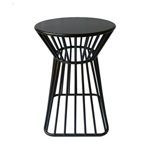 Nuevo Taburete Decorativo de Hierro Metálico con Acabado Naranja, Perfecto para el Hogar, Sala de Estar, Muebles Decorativos, Otomanas y Taburetes - Product Image 4