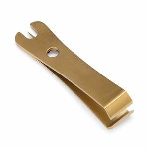 Fly fishing line nippers half gold with eye <b>cleaner</b> pin stainless steel clippers - Product Image 3