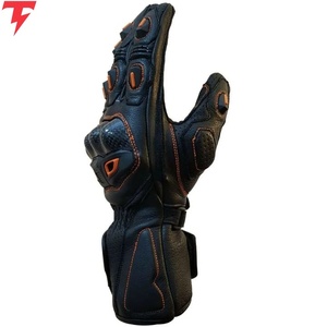 Top Trendy Multi Customized Colors Leather Biker <b>Gloves</b> Anti Skid Grip Hot Selling Best Material Biker Leather <b>Gloves</b> - Product Image 4