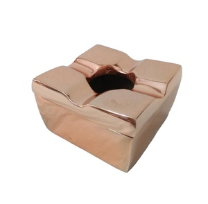 Cendriers en aluminium Exportateur de l'Inde Cendrier portable personnalisé en acier inoxydable pour fumer les cigares en métal - Product Image 1