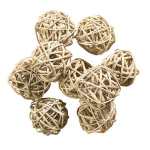 Christmas Fairy String Lights Warm White <b>LED</b> Rattan <b>Ball</b> Design for Holiday and Event Decoration - Product Image 1