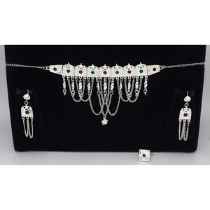 Martasha Designer Islamic Ramadan Special Goldplated UAE Jewellery Special Dubai Jewellery <b>Necklace</b> Earring Set <b>Arabic</b> Jewelry - Product Image 1