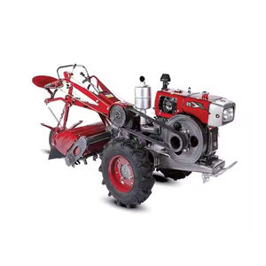 Hot Sale 14hp Farm Mini Diesel Motocultor Power Tiller Two Wheel Kubota Type Mini <b>Walking</b> Hand Tractor Prices for Sale - Product Image 1