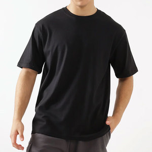 T-shirts surdimensionnés à séchage rapide de haute qualité en gros chemises à prix de gros T-shirt à bas quantité minimale de commande chemises personnalisées surdimensionnées - Product Image 4