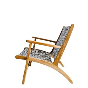 Fauteuil en teck moderne et minimaliste, durable, pour salon, hôtel, villa et mobilier de salon résidentiel - Product Image 4