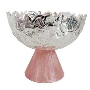 Bol de service à chocolat en métal vintage Vaisselle en or Bol à chocolat Meilleure vente Dessert Bonbons Plateaux de serveur pour mariage - Product Image 4