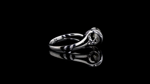 แหวนเพชรเลี้ยงในห้องปฏิบัติการพร้อมฐานที่ปรับแต่งได้ |   ผู้ผลิตเครื่องประดับแบบ OEM/ODM ตามสั่ง - Product Image 3