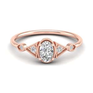 REYES Usine Prix de gros Bague de mariage Bague de fiançailles en or 14 carats en diamant cultivé en laboratoire pour femmes Bijoux classiques de créateur - Product Image 5