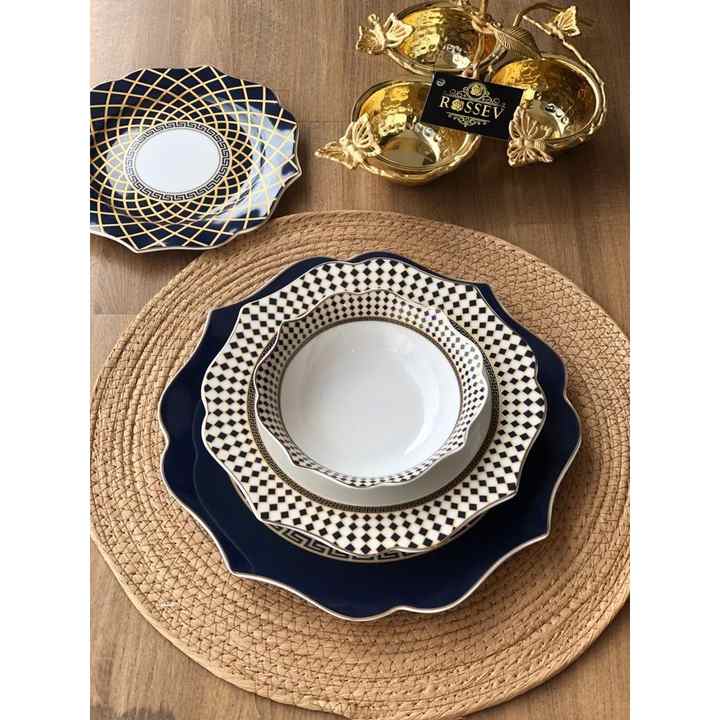 Dining Set Quadro 24 Pieces for 6 Persons