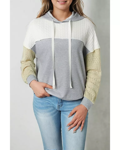 Wholesale Women <b>Oversized</b> Hoodies Knitted Women's Hoodies & <b>Sweatshirts</b> Pullover <b>Vintage</b> Women Hoodie Lightweight - Product Image 4