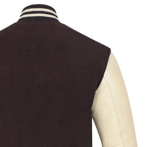 Veste de baseball personnalisée de haute qualité à manches longues veste universitaire en cuir pour hommes directement fabriquée à l'usine - Product Image 3