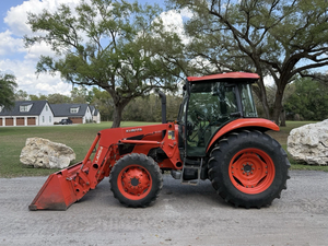 Tracteur agricole d'occasion M7060 avec chargeur LA1154, livraison rapide, prix bas, composants essentiels (pompe et engrenages) inclus, à vendre - Product Image 2