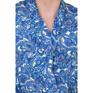 Kimono élégant en soie 100% douce pour homme, style bohème, bleu et jaune, taille XL, vêtement d'intérieur, inspiré de l'hiver, motif cachemire roi persan, pour la plage - Product Image 2