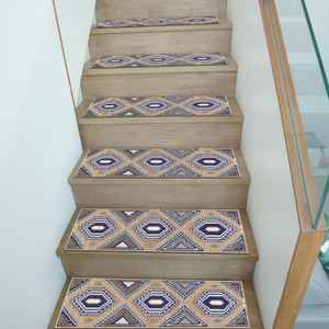 Alfombra Estampada: Decoración Interior Chic con Patrón Rústico Vintage, Alfombra de Entrada - Product Image 2