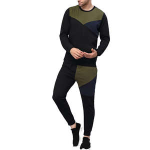 ชุดออกกำลังกายผ้าฝ้ายคอกลมสำหรับผู้ชายชุดวอร์มไม่มีลายสำหรับใส่วิ่งออกกำลังกายในยิมทำจากผ้าฝ้าย100% ฤดูหนาว - Product Image 1