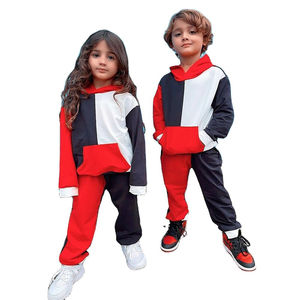 Ensemble de survêtement de sport pour garçons, 2 pièces, de qualité supérieure, avec logo personnalisé, poids lourd, style streetwear, entraînement, veste et pantalon de jogging pour adultes - Product Image 4