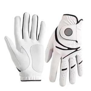 Cabretta souple de haute qualité et cuir de mouton respirant pour une utilisation sportive sur des gants de golf à gauche adulte pas cher prix de gros - Product Image 1