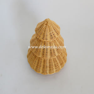 Artesanía decorativa de árbol de Navidad de ratán artesanal para el hogar decoraciones de Navidad artesanía de regalo - Product Image 4