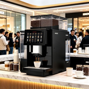 <span class=keywords><strong>Cafetera</strong></span> Inteligente Totalmente Automática <span class=keywords><strong>para</strong></span> Espresso, Cappuccino y Latte, de Acero Inoxidable, 19 Bares - Product Image 1