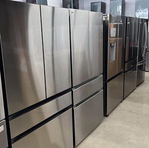 Refrigerador con congelador superior de 280L/10.1 CU.FT de profundidad reducida, sin escarcha, con puerta de metal o vidrio, refrigeradores y congeladores en venta - Product Image 1