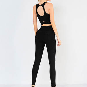 Nouvelle arrivée Dernière conception Ensemble de yoga pour femmes Ensemble de yoga pour femmes de haute qualité Ensemble de yoga pour femmes en gros - Product Image 3