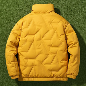 OEM/ODM meilleure qualité sur mesure surdimensionné chaud col montant veste imperméable léger Streetwear veste d'hiver pour hommes - Product Image 3