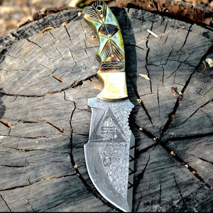 Unique Style Custom Made Damascus Steel <b>Miniatures</b> Solid Color In Stock Damascus Steel <b>Miniatures</b> - Product Image 6