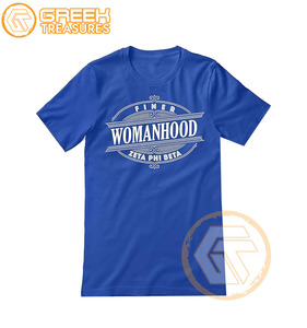 เสื้อยืดแขนสั้นผ้าคอตตอนสำหรับสตรีเสื้อยืดสมาคมสตรีผ้าคอตตอนปรับแต่งได้ - Product Image 1