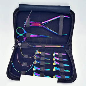 Kit Profesional de Herramientas de Acero Inoxidable para Extensiones de Cabello, para Peinado y Trabajo de Extensiones, para Venta en Línea - Product Image 3