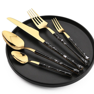 Ensembles de couverts de table décoratifs en acier inoxydable avec poignée en métal pour restaurants de luxe cuisine à domicile avec taille personnalisée - Product Image 3