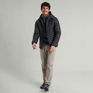 Vestes matelassées pour hommes avec logo personnalisé de nouvelle marque 2025, meilleure qualité, mode promotionnelle, veste d'hiver noire en duvet matelassé pour hommes - Product Image 1