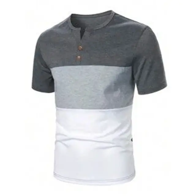 カジュアルスタイルの高品質メンズTシャツ、綿100%