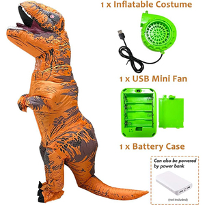 Disfraz De Mascota De <span class=keywords><strong>Dinosaurio</strong></span> Cosplay Inflable De Poliéster Dragón T-Rex Para Adulto Directo De Fábrica Para <span class=keywords><strong>Carnaval</strong></span> - Product Image 3