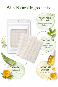 Parches Hidrocoloides Orgánicos Naturales para el Acné, Cuidado del Acné, Eliminación de Manchas, Adhesivos Invisibles para el Acné con Infusión de Hierbas, OEM/ODM, Marca Privada - Product Image 5