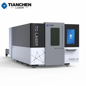 Tianchen PS High Quality Laser Machine Fiber Laser Cutting Machine With Full Enclosed Protective Cover