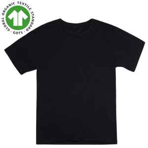 T-shirt unisexe durable pour femmes-Coton biologique doux avec col côtelé et coupe polyvalente - Product Image 1