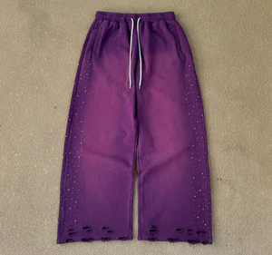 Pantalones de chándal de diamantes de imitación a la moda a la venta a bajo precio Bling Joggers al por mayor para hombres y mujeres - Product Image 1