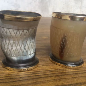 Taza de cuerno vikingo ecológica de primera calidad, cuerno de búfalo natural hecho a mano para festivales religiosos Ale Mead y eventos temáticos nórdicos - Product Image 1