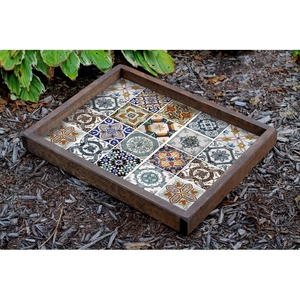 Top Trending Mango Wood <b>Tray</b> in <b>Warm</b> Honey Color with Stylish Square Shape and Beautiful Finish Perfect for Serving Snacks - Product Image 5