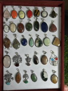 AAA+ Grade Handmade Gift Jewelry Unique Designs Natural Stones Mix Pendants with G.S Plating <b>Memorial</b> Gifts Natural <b>Stone</b> - Product Image 3