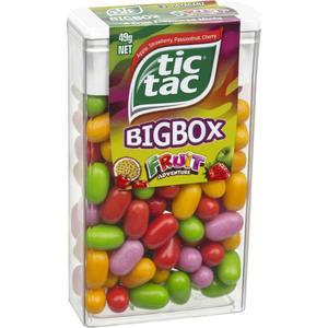 Tic Tac |   Refrescante Bucal Sin Azúcar |   Dulces y caramelos en venta - Product Image 1