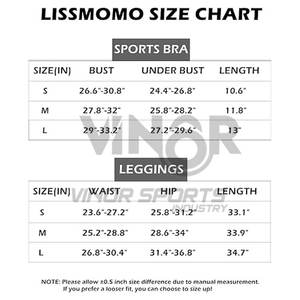 Conjuntos de entrenamiento para mujer, conjuntos de Yoga para gimnasio de 2 piezas, Sujetador deportivo con espalda cruzada, mallas de cintura alta, diseño de estampado hueco transpirable - Product Image 5