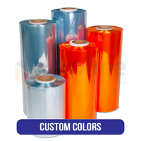 Rouleau de film PVC thermorétractable écologique Film souple transparent de couleur gaufré 50 à 500 microns Feuille de plastique flexible PVC transparent