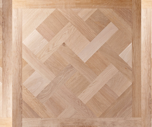 Panneaux de parquet de Versailles en teck surdimensionnés - Product Image 6