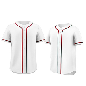 Quick Dry Custom Baseball Uniform Jersey Breathable 100% <b>Polyester</b> <b>Shirts</b> Crew Neck Customized Color Design Baseball Softball - Product Image 3