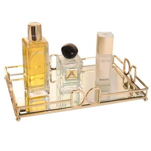 Bandejas decorativas con acabado de espejo metálico para organizar joyas modernas al por mayor a los mejores precios - Product Image 1