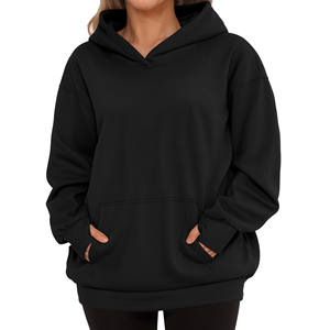 Offre Spéciale haute qualité personnalisé à manches longues Sport polaire pull uni surdimensionné femmes grande taille sweats à capuche pour femme - Product Image 1