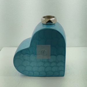 Urne funéraire en aluminium bleu pour cendres humaines - Urne commémorative funéraire en gros pour approvisionnement en vrac - Product Image 1